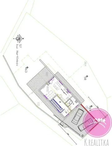 Prodej pozemku pro bydlení, Hartinkov, 554 m2