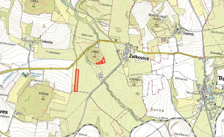 Prodej sadu/vinice, Želkovice, 28919 m2