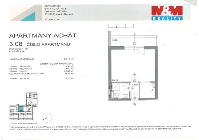 Prodej bytu 1+kk, Janov nad Nisou, 29 m2