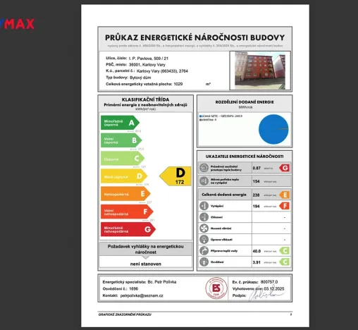Prodej bytu 2+1, Karlovy Vary, I. P. Pavlova, 54 m2