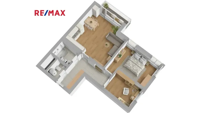 Pronájem bytu 3+kk, Jesenice, V Roháči I., 62 m2