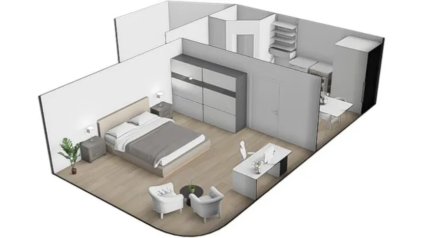 Pronájem bytu 1+1, Brno - Černá Pole, Krkoškova, 33 m2