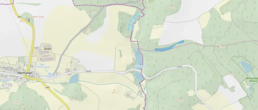 Prodej pozemku, Volfířov - Brandlín, 5958 m2