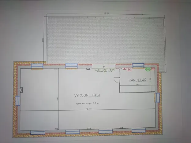 Pronájem výrobních prostor, Bílovice nad Svitavou, Obřanská, 144 m2
