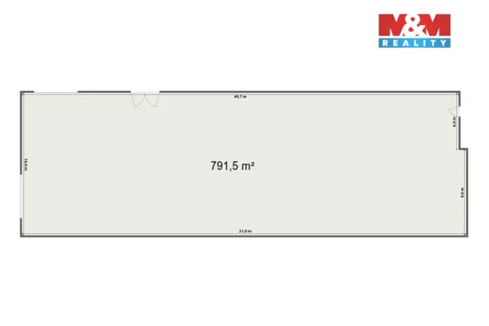 Pronájem výrobních prostor, Hroznětín, Potoční, 792 m2