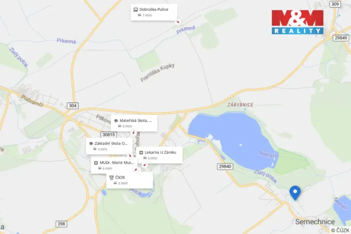 Prodej pozemku pro bydlení, Semechnice, 1979 m2