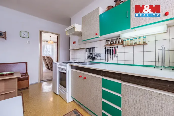 Prodej bytu 2+1, Čáslav - Čáslav-Nové Město, Jiřího z Poděbrad, 58 m2