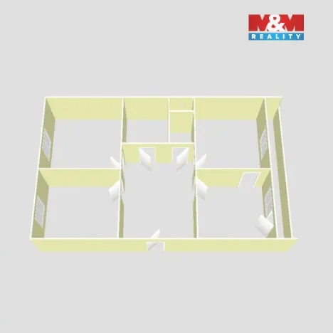 Prodej bytu 3+1, Most, Růžová, 62 m2