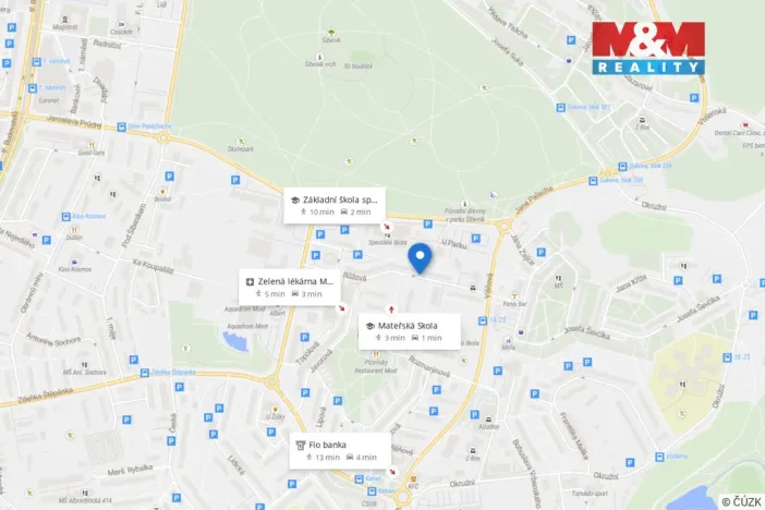 Prodej bytu 3+1, Most, Růžová, 62 m2