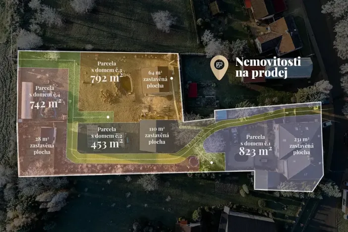 Prodej podílu rodinného domu, Chabařovice, 333 m2