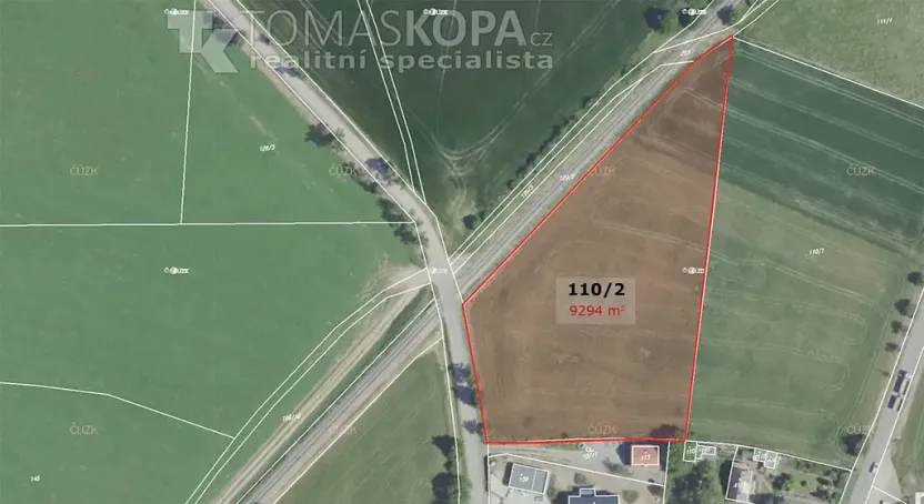 Prodej pozemku pro bydlení, Vysoký Újezd, 9294 m2