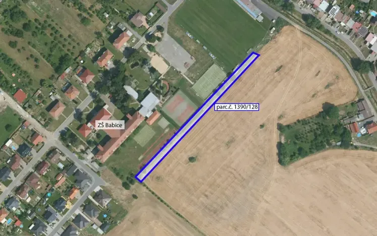 Prodej komerčního pozemku, Babice, 1878 m2