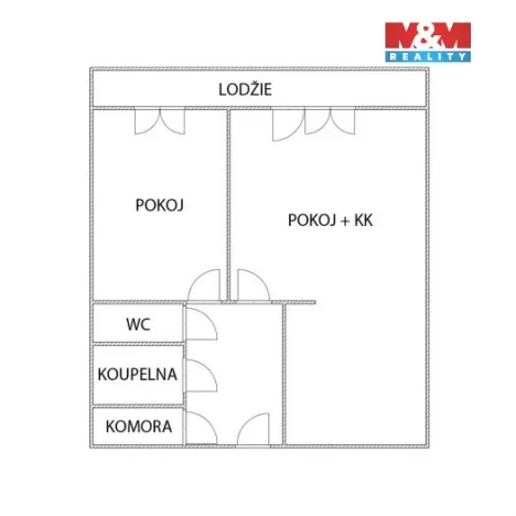 Prodej bytu 2+kk, Pardubice - Zelené Předměstí, 58 m2