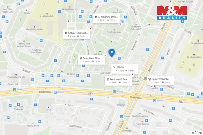 Prodej bytu 3+1, Plzeň, Kralovická, 70 m2