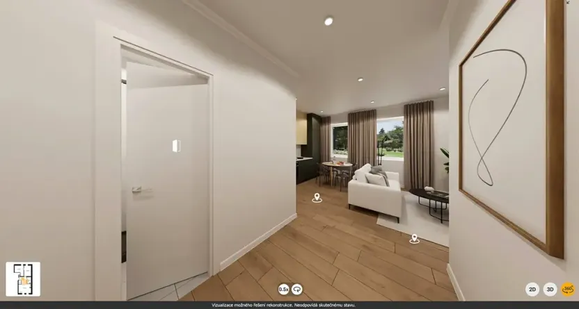 Prodej bytu 3+kk, Svoboda nad Úpou, Nový svět, 55 m2