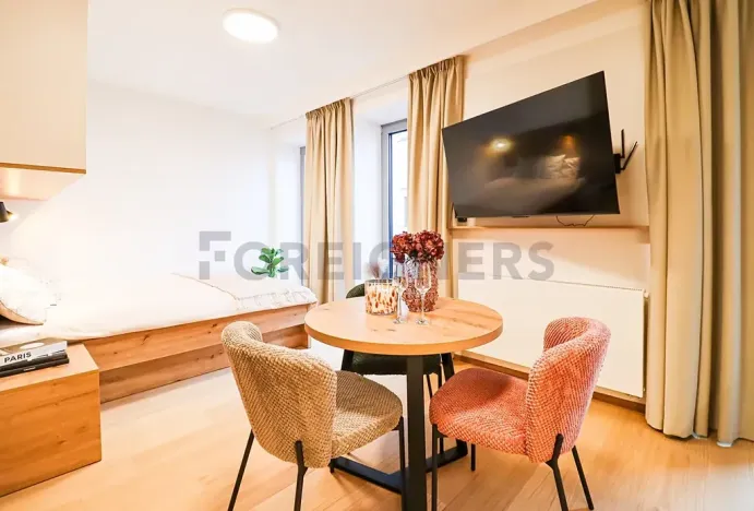 Pronájem bytu 1+kk, Brno, Cyrilská, 23 m2