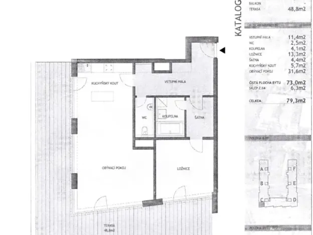 Pronájem bytu 2+kk, Praha - Karlín, Rohanské nábřeží, 80 m2