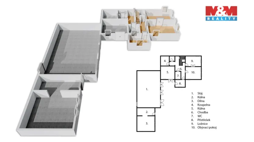 Prodej zemědělské usedlosti, Martínkovice, 100 m2