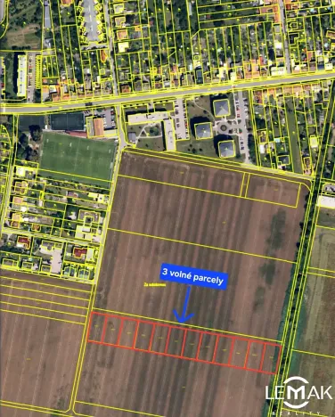 Prodej pole, Olomouc, 969 m2