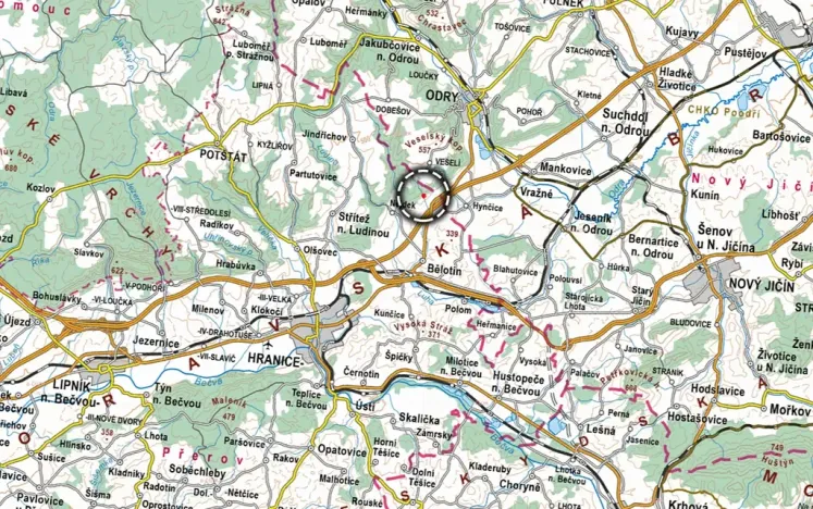 Prodej louky, Bělotín, 7028 m2