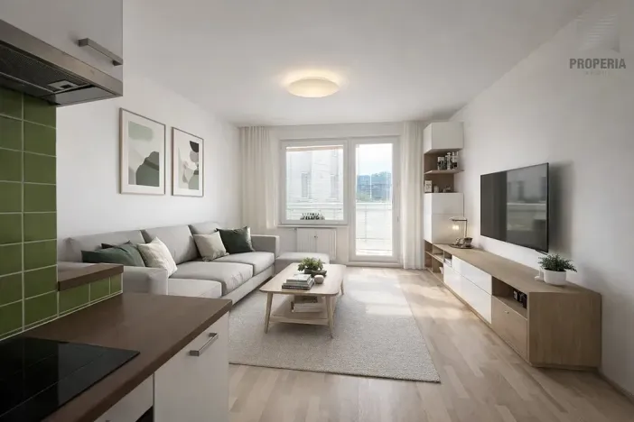 Pronájem bytu 1+kk, Kuřim, Brněnská, 29 m2