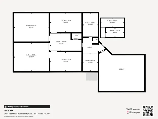 Prodej výrobních prostor, Liptál, 1097 m2