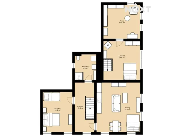 Prodej rodinného domu, Rožmitál na Šumavě, 200 m2