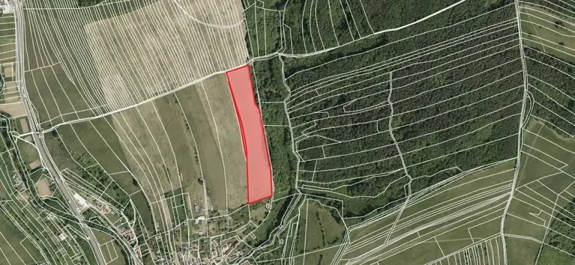 Prodej pole, Kaňovice, 154 m2