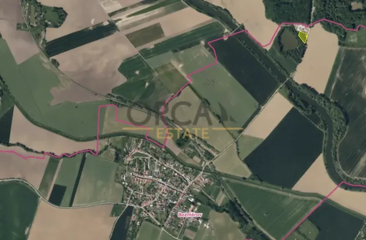 Prodej louky, Bezměrov, 3812 m2