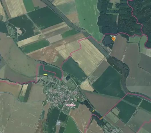 Prodej louky, Bezměrov, 5433 m2