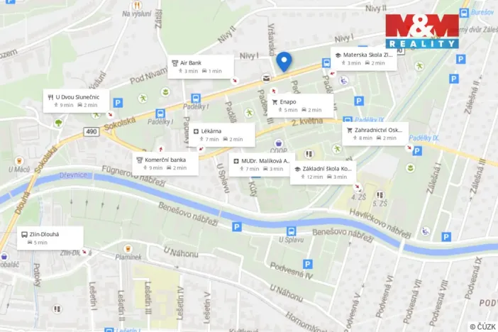 Prodej rodinného domu, Zlín, Sokolská, 103 m2