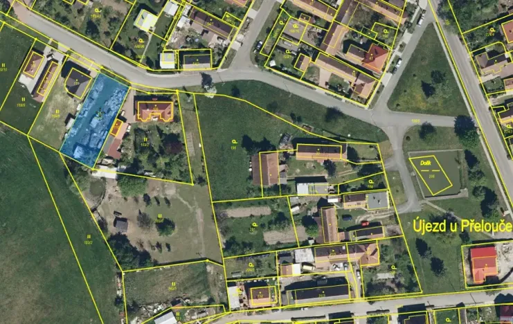 Dražba louky, Újezd u Přelouče, 1006 m2