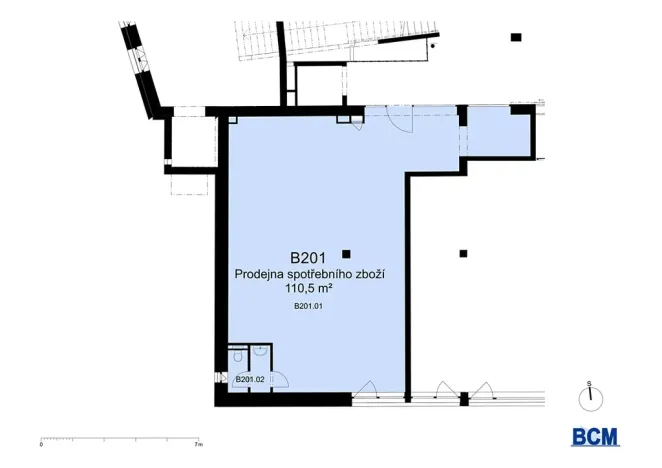 Pronájem obchodního prostoru, Praha - Hloubětín, Poděbradská, 110 m2