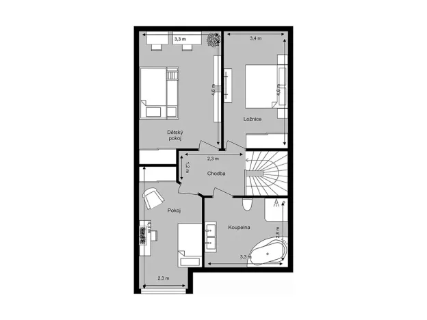 Prodej rodinného domu, Horoměřice, 159 m2