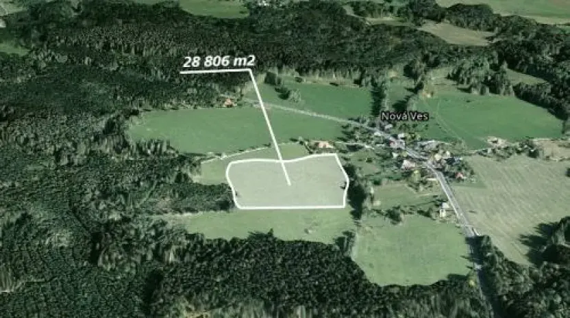 Prodej pole, Nasavrky, 28806 m2