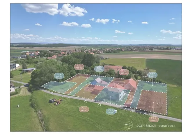 Prodej pozemku pro bydlení, Dolní Ředice, K Časům, 615 m2