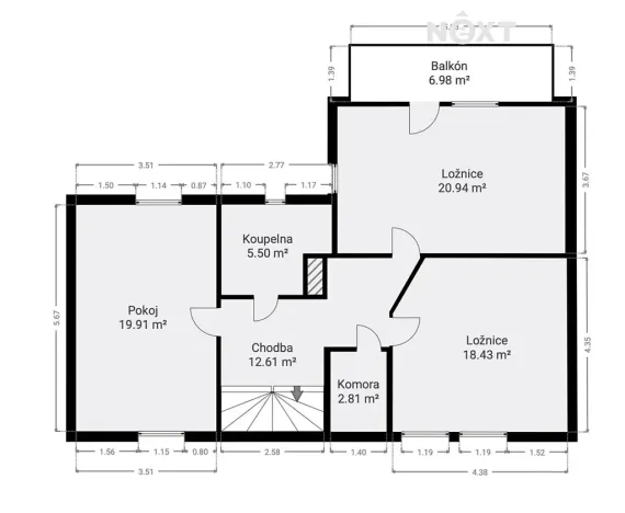 Prodej rodinného domu, Samopše, 166 m2