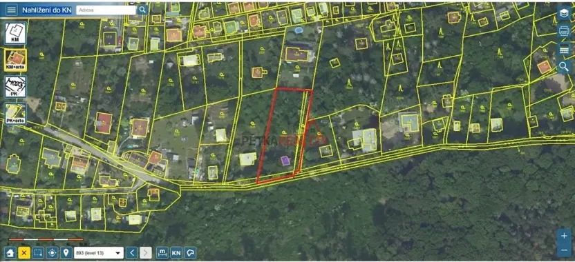 Prodej zahrady, Všenory, 1479 m2