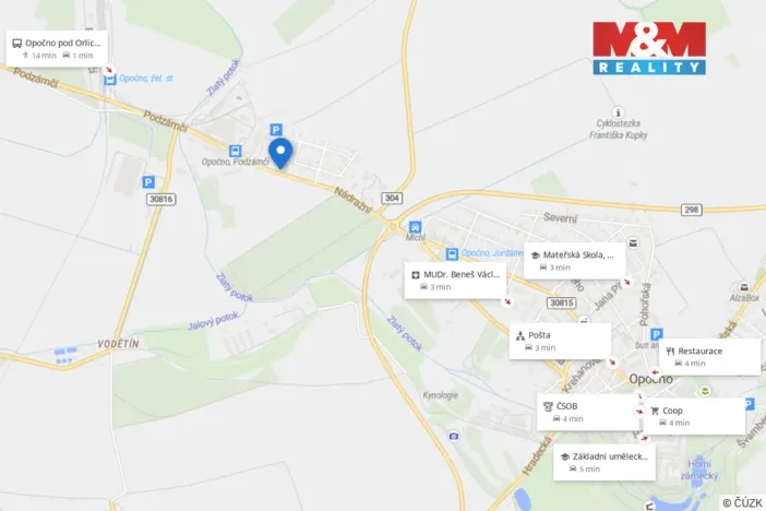 Prodej bytu 3+1, Opočno, Nádražní, 81 m2