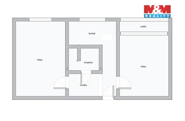 Pronájem bytu 2+1, Chomutov, Dřínovská, 61 m2
