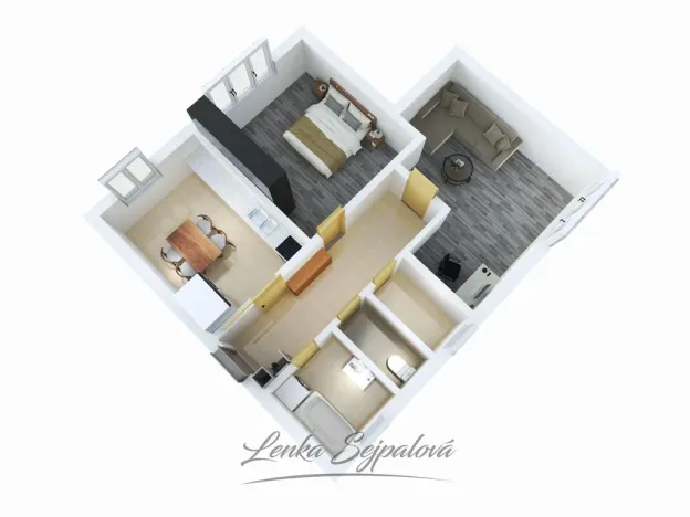 Prodej bytu 2+1, Chrast, Jiráskova, 62 m2