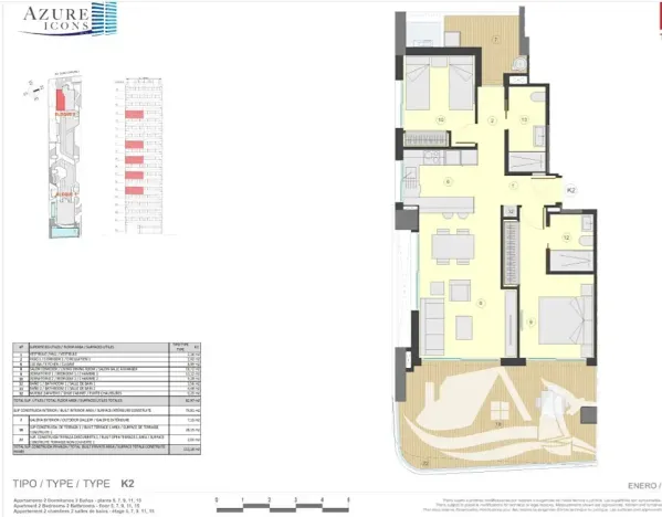 Prodej bytu 3+kk, Calp, Španělsko, 74 m2