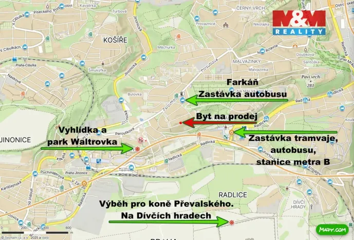 Prodej bytu 3+kk, Praha - Radlice, Na Farkáně III, 79 m2
