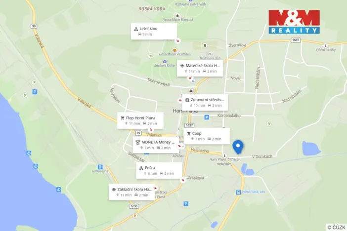 Prodej bytu 2+1, Horní Planá, V Domkách, 57 m2