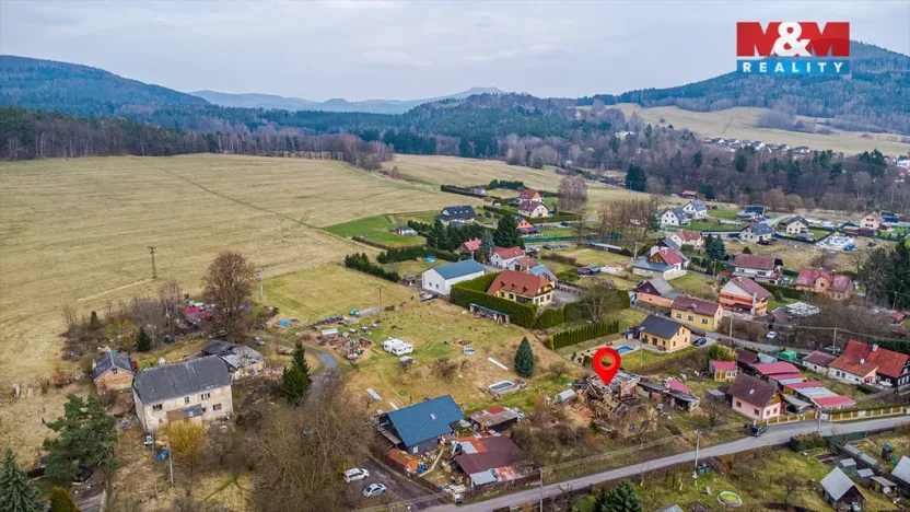 Prodej pozemku pro bydlení, Cvikov, Smetanova, 1225 m2