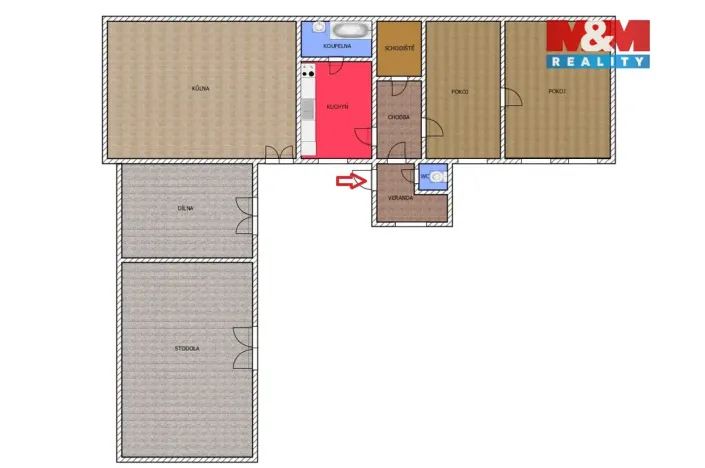 Prodej rodinného domu, Ostrov, 99 m2