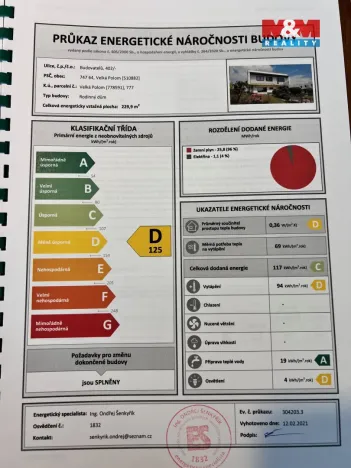 Prodej rodinného domu, Velká Polom, Budovatelů, 169 m2