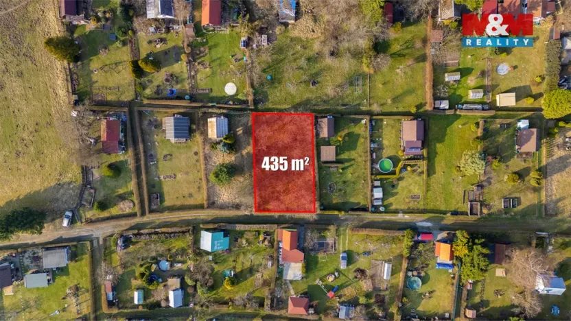 Prodej zahrady, Česká Kamenice, 435 m2