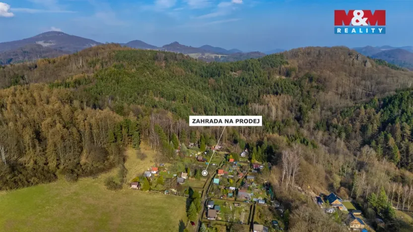 Prodej zahrady, Česká Kamenice, 435 m2