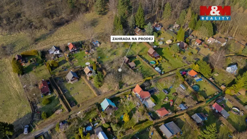 Prodej zahrady, Česká Kamenice, 435 m2